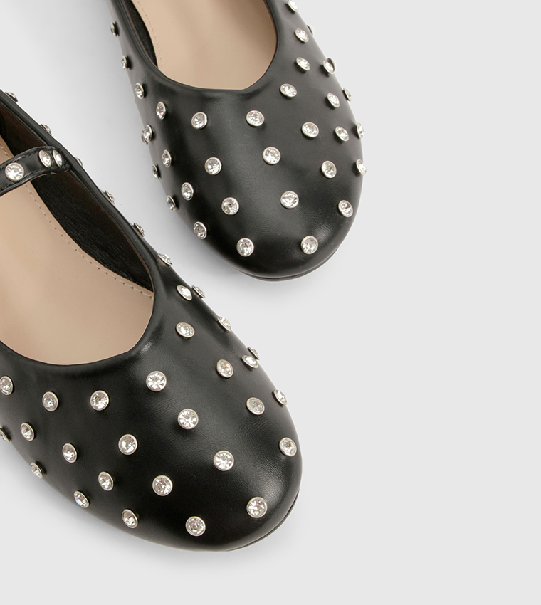 Embellished Mary Jane Shoes