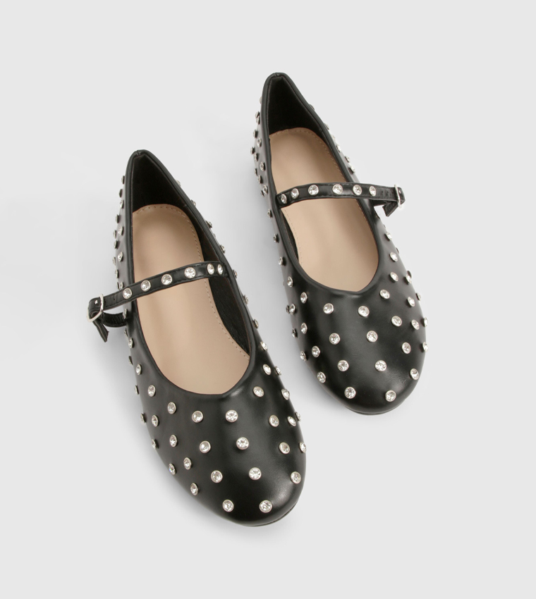Embellished Mary Jane Shoes