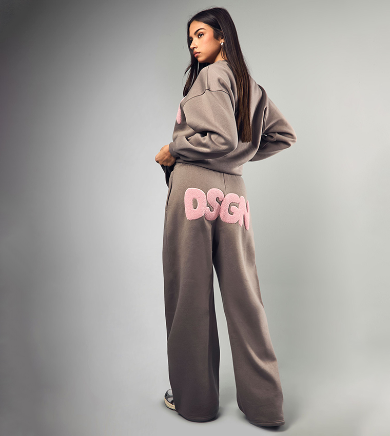 Design Towelling Applique Sweatpants