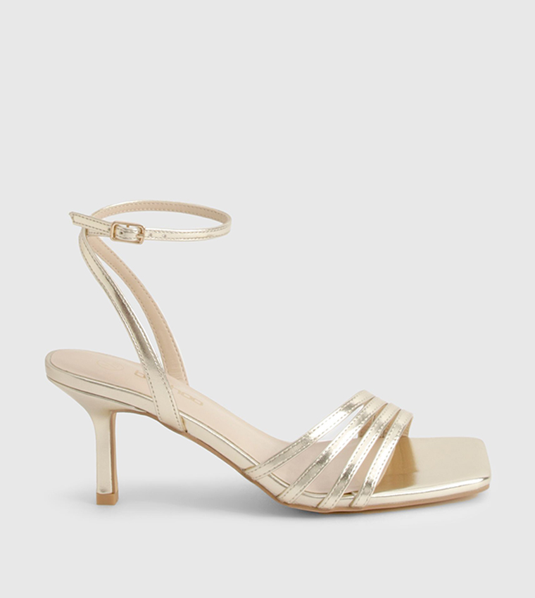 Open Toe Strappy Heel Sandals