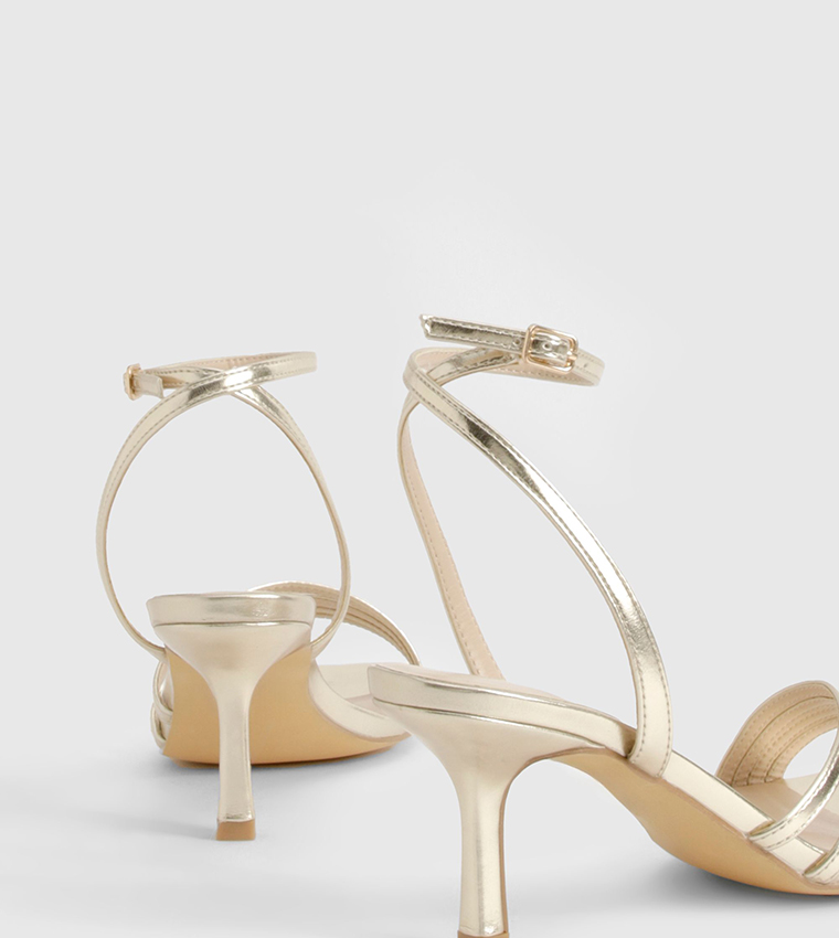 Open Toe Strappy Heel Sandals