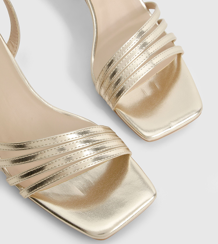 Open Toe Strappy Heel Sandals