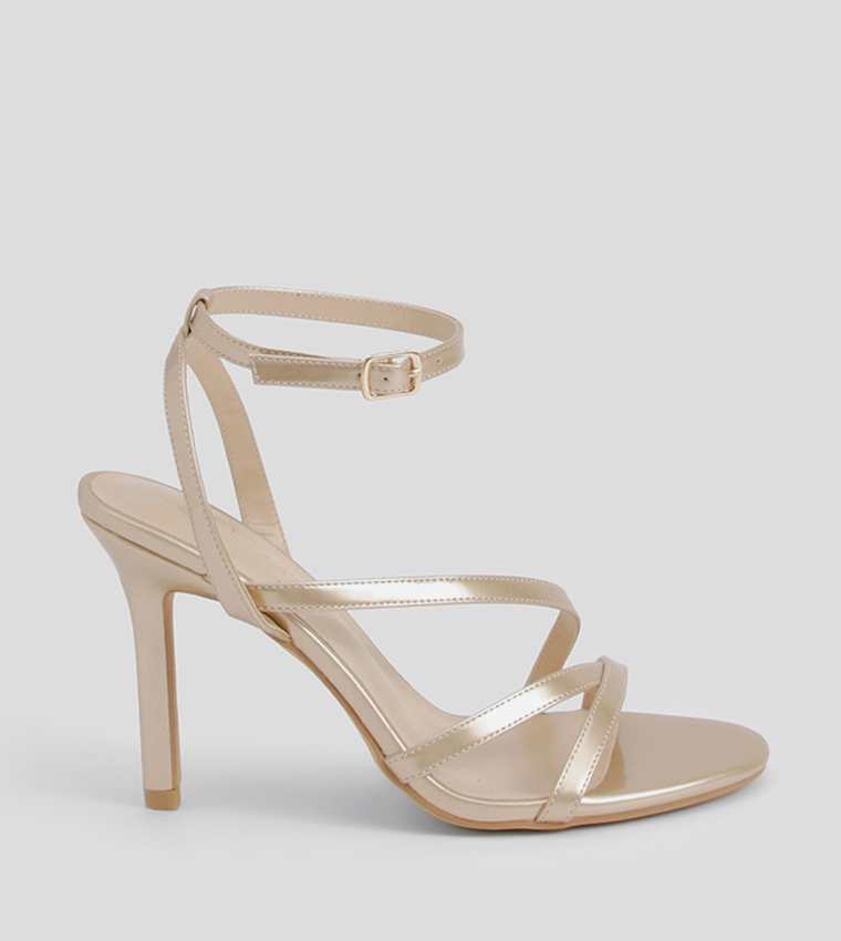 Strappy Asymmetric High Stiletto Heels