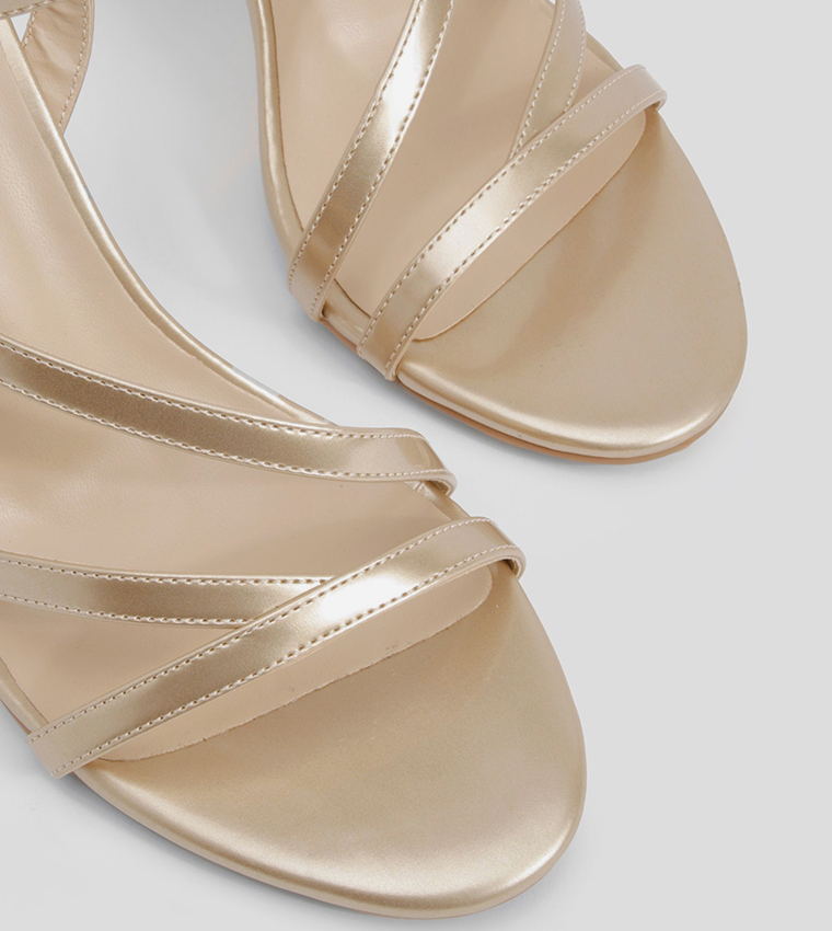 Strappy Asymmetric High Stiletto Heels