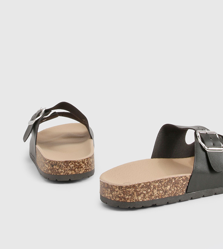 Double Buckle Casual Sandals