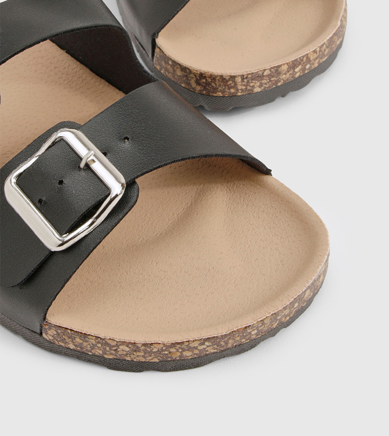 Double Buckle Casual Sandals