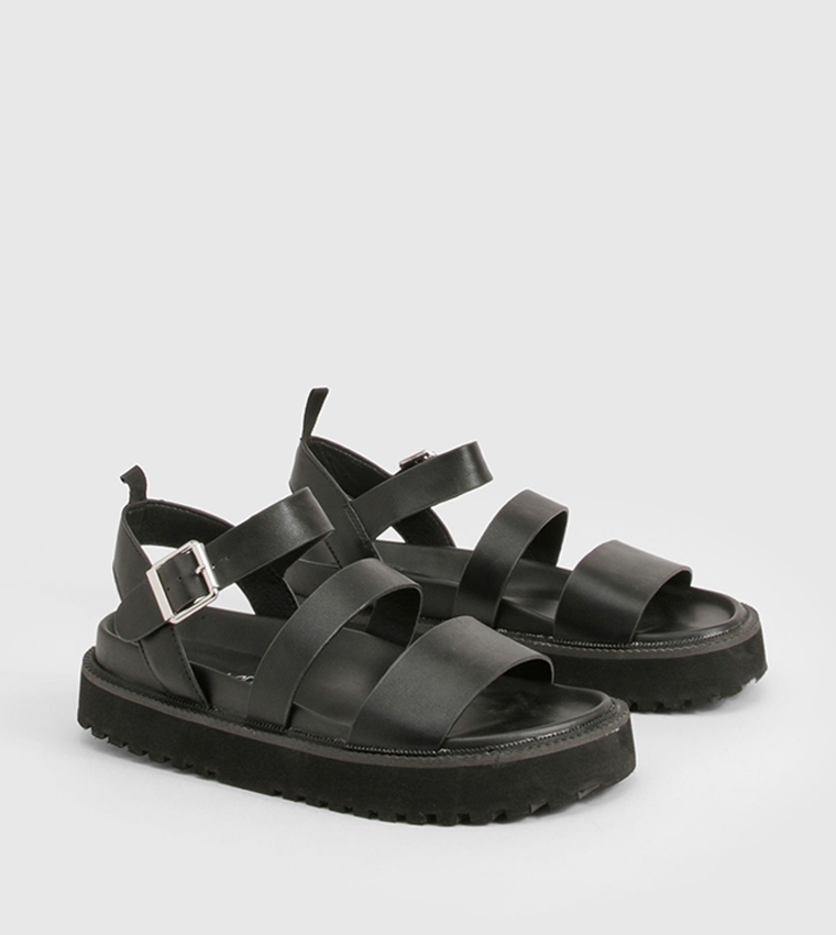 Double Strap Sporty Dad Flatform Sandals