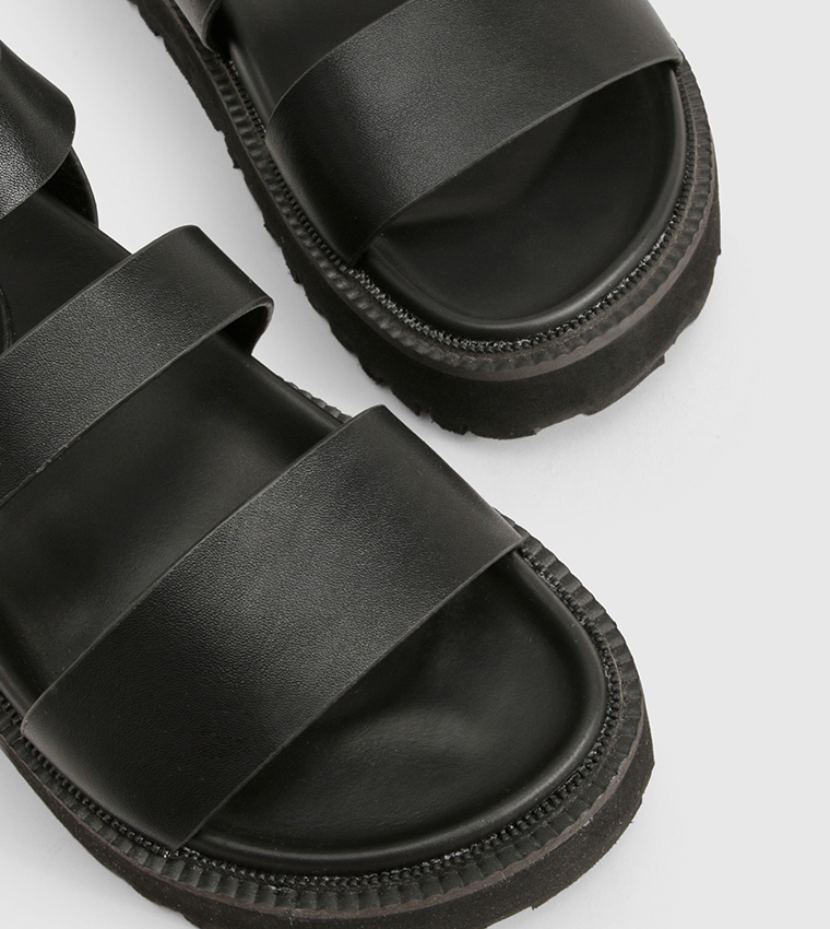 Double Strap Sporty Dad Flatform Sandals