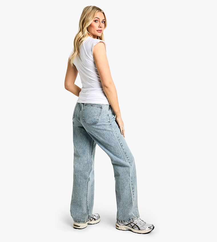 Maternity Over The Bump Boyfriend Jeans - Non Returnable