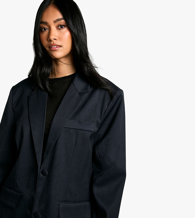 Tailored Oversized Slouchy Blazer