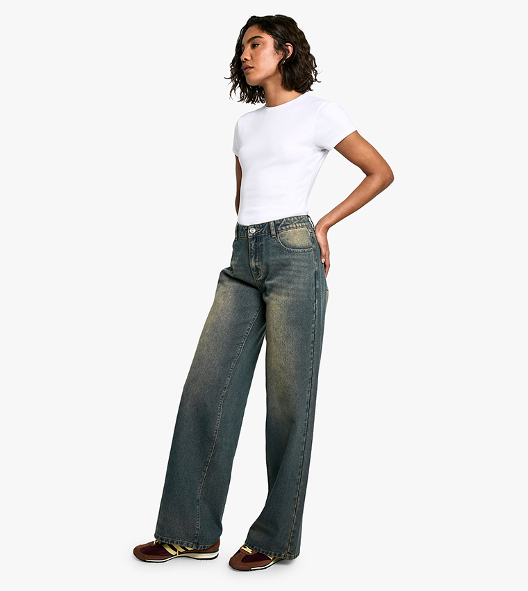 Buy Boohoo Tall Low Rise Vintage Tint Baggy Boyfriend Jeans In