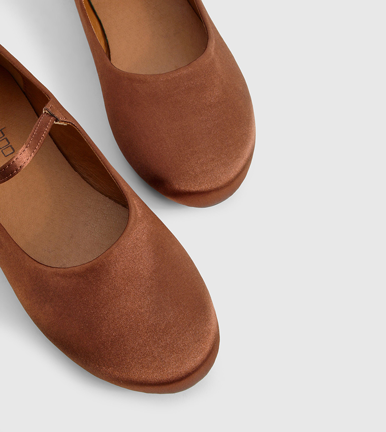 Wide Fit Satin Mary Janes