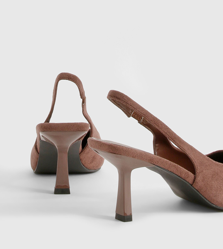 Slingback Stiletto Heel Pumps