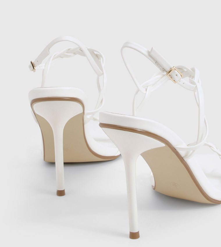 Braided Detail Heel Sandals