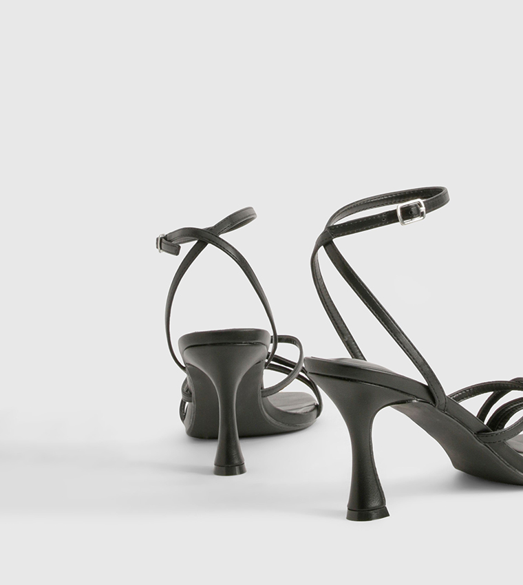 Strappy 2 Part Heeled Sandals