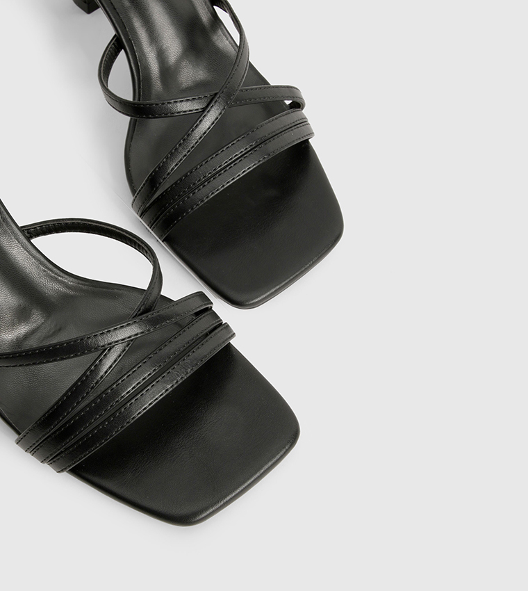 Strappy 2 Part Heeled Sandals