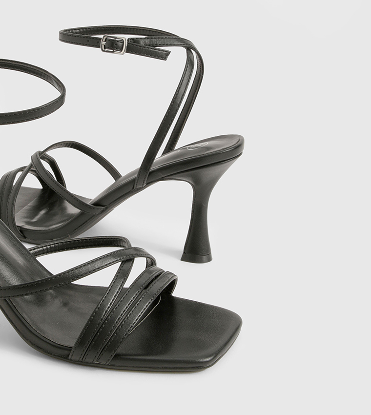 Strappy 2 Part Heeled Sandals