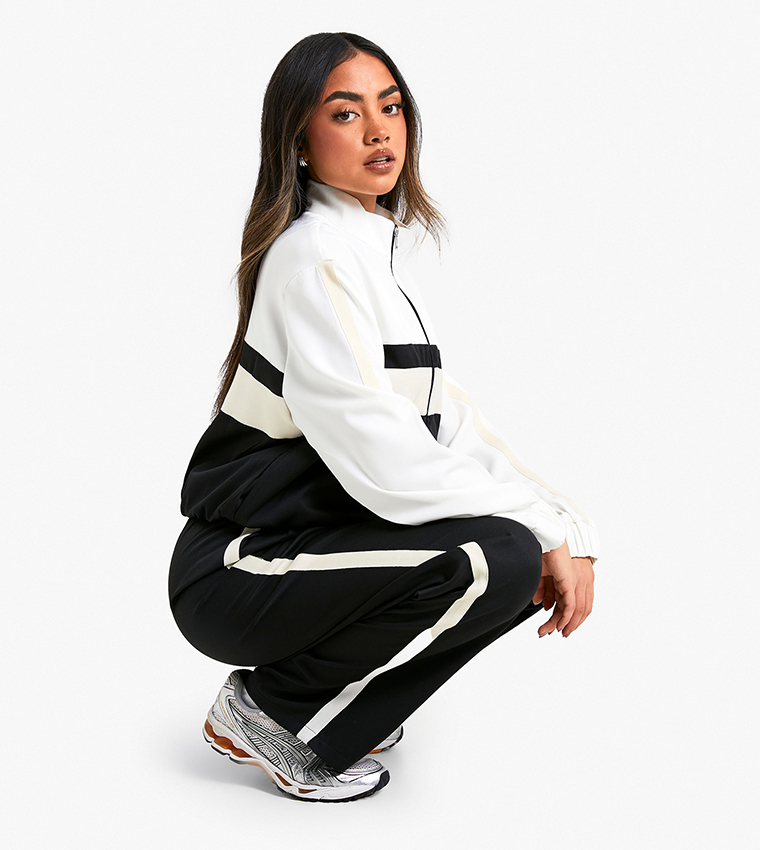 Stripe Color Block Woven Tracksuit Bottom