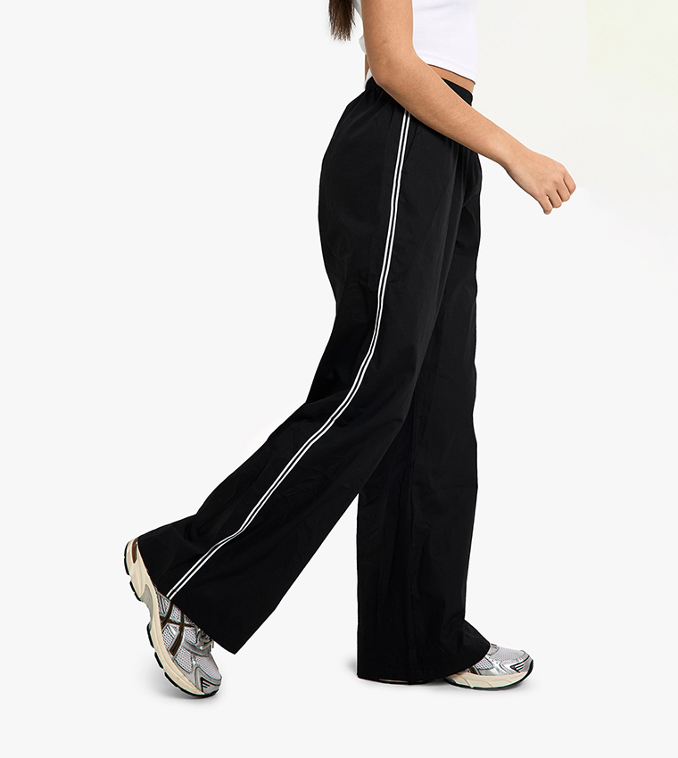 Side Stripe Woven Trousers