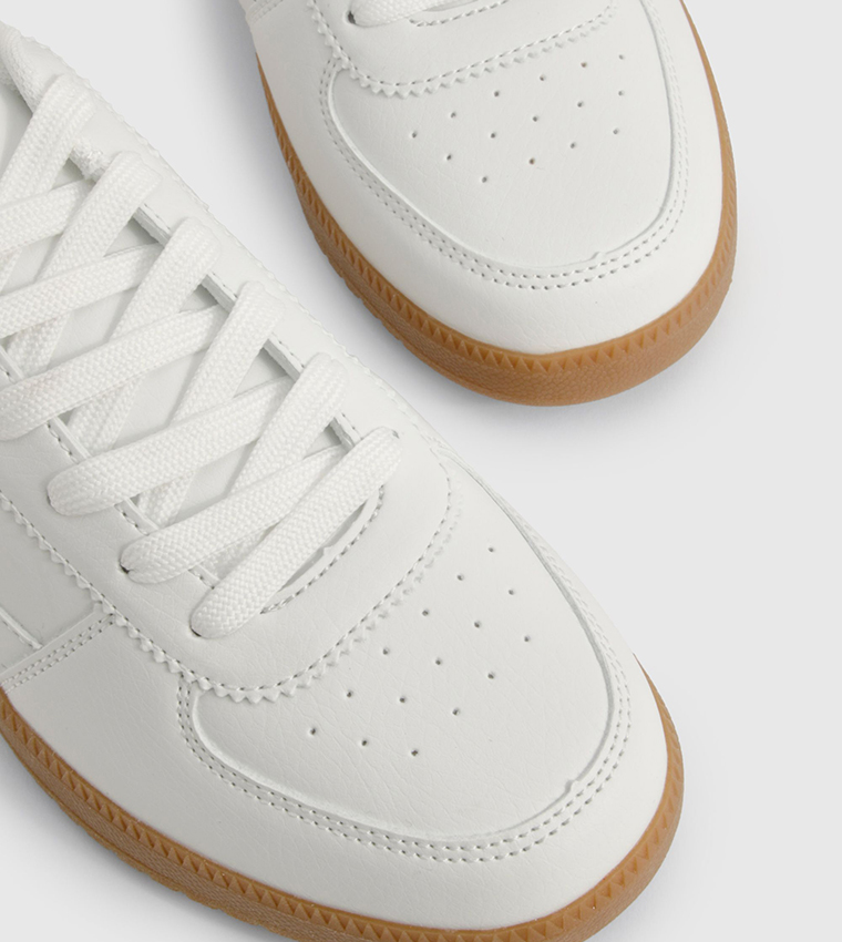 Textured Low-Top Sneakers