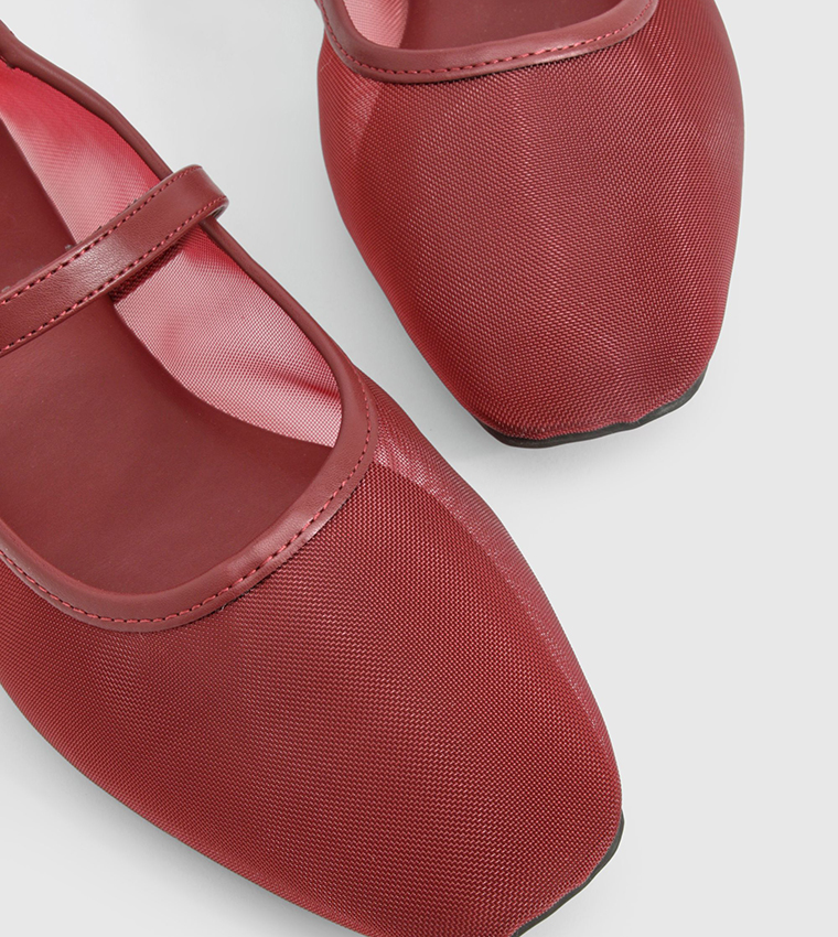 Mesh Mary Jane Shoes