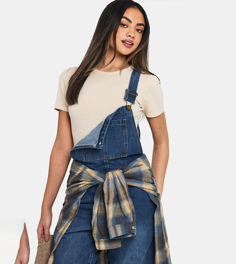 Boyfriend Denim Dungarees