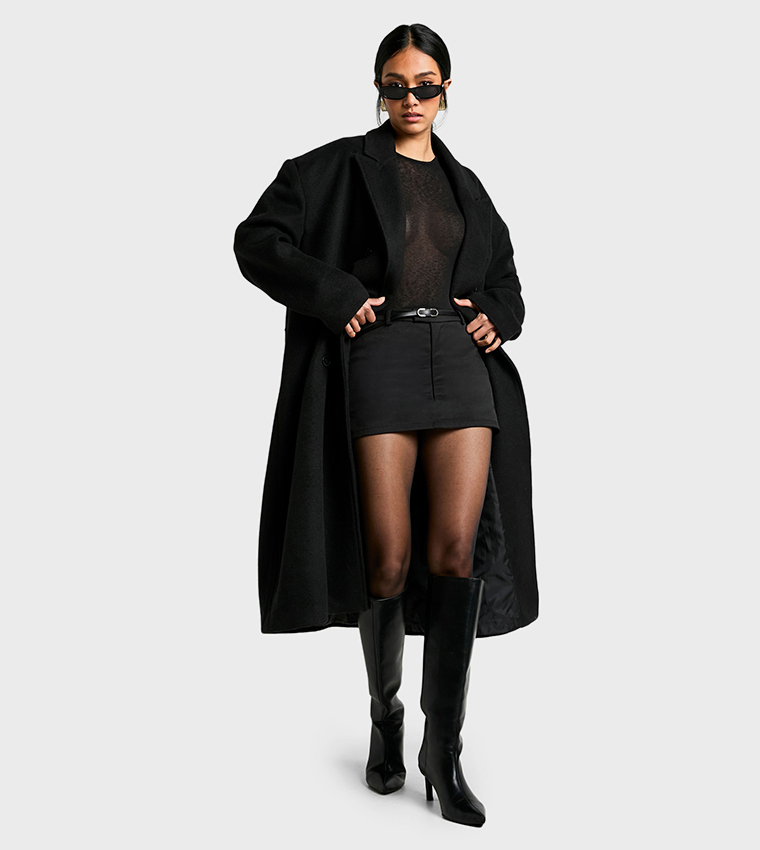 Tailored Mini Belt Detail Skort