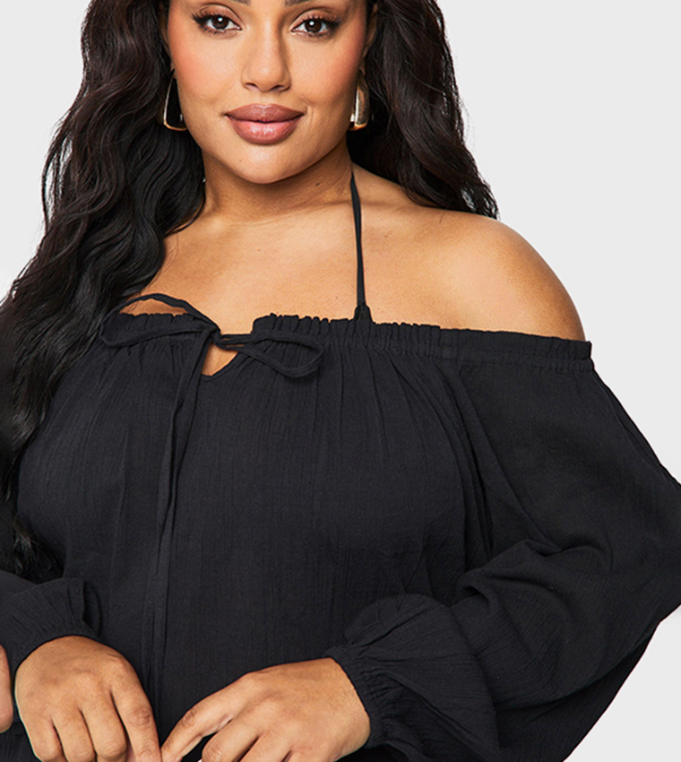 Curve Crinkle Cotton Beach Dress