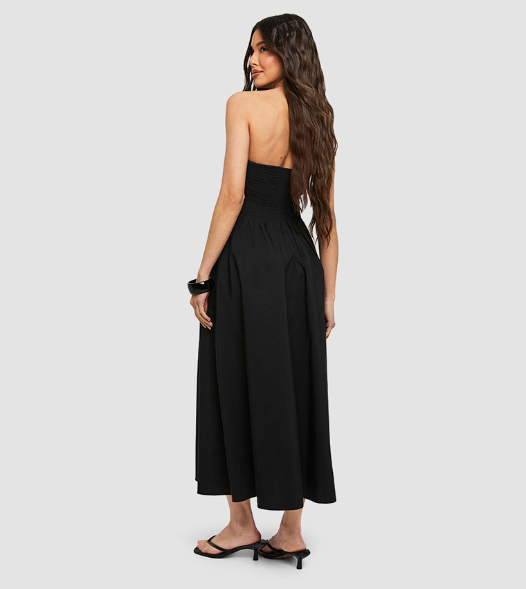 فستان ميداكسي سكيت بدون حمالات