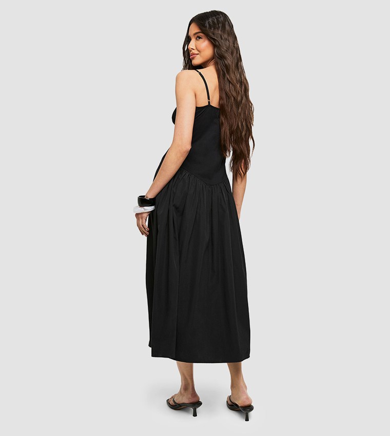 Strappy Skater Midi Dress