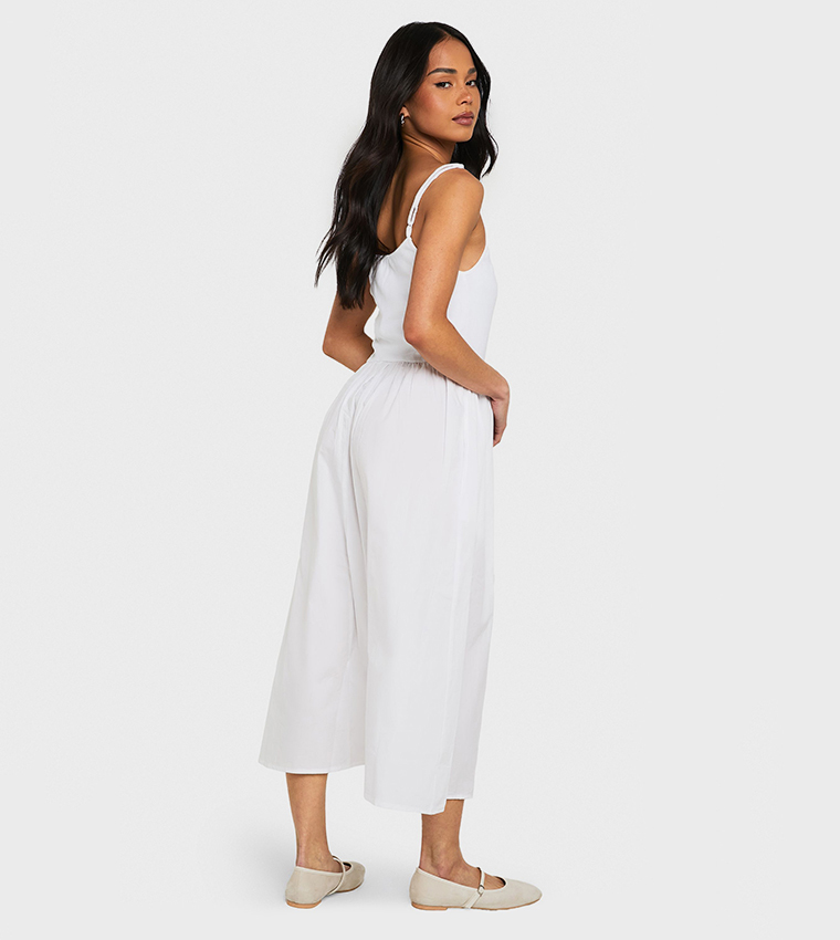 Solid Strappy Midaxi Dress