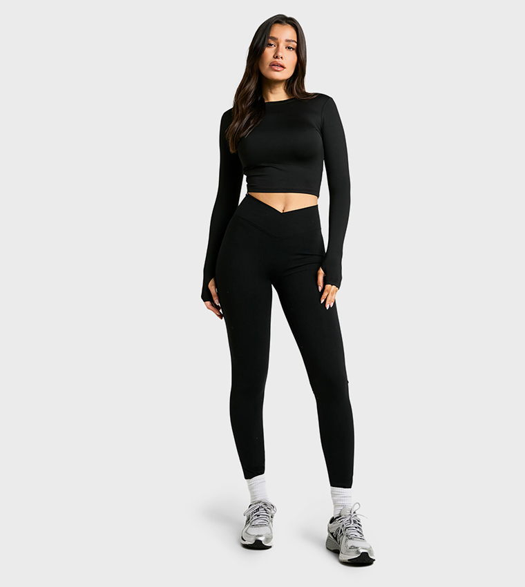 Tall Wrap High Waist Premium Active Leggings