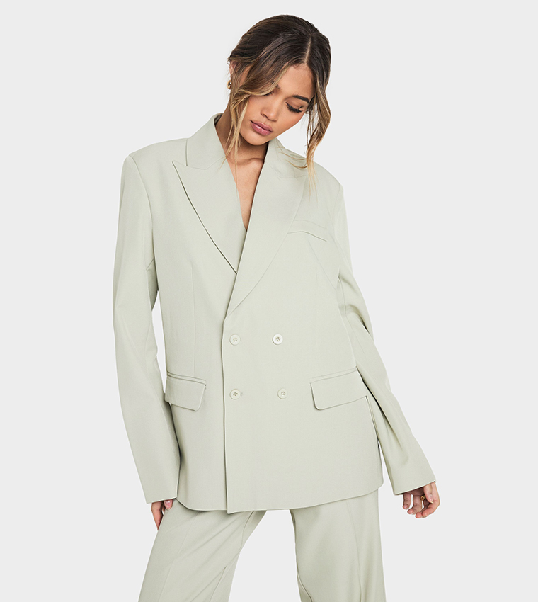 Double Breasted Tailored Blazer