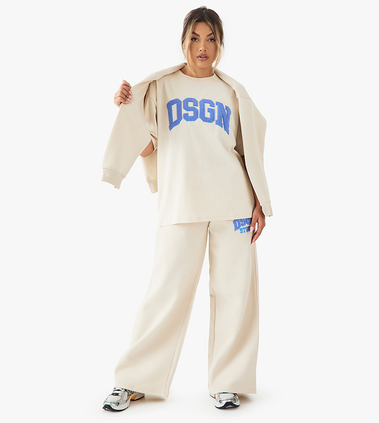 Dsgn Studio Appliqued Oversized T-Shirt