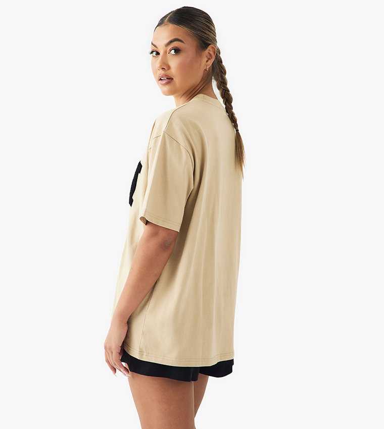 Dsgn Studio Appliqued Oversized T-Shirt