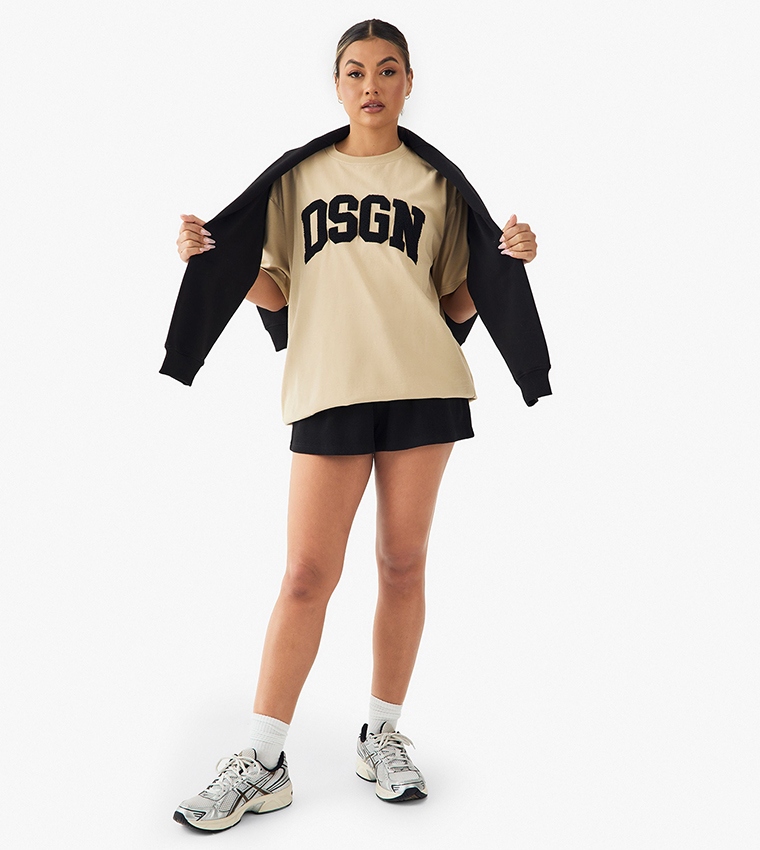 Dsgn Studio Appliqued Oversized T-Shirt