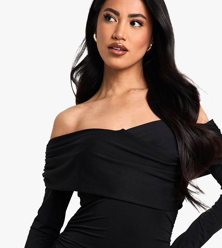 Soft Touch Twist Skater Dress