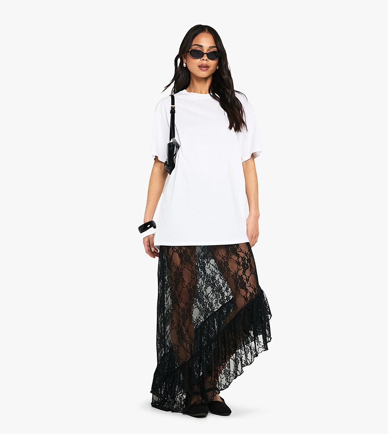 تنورة ماكسي دانتيل