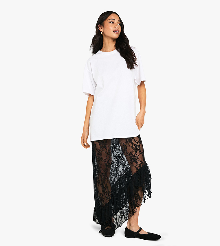 تنورة ماكسي دانتيل