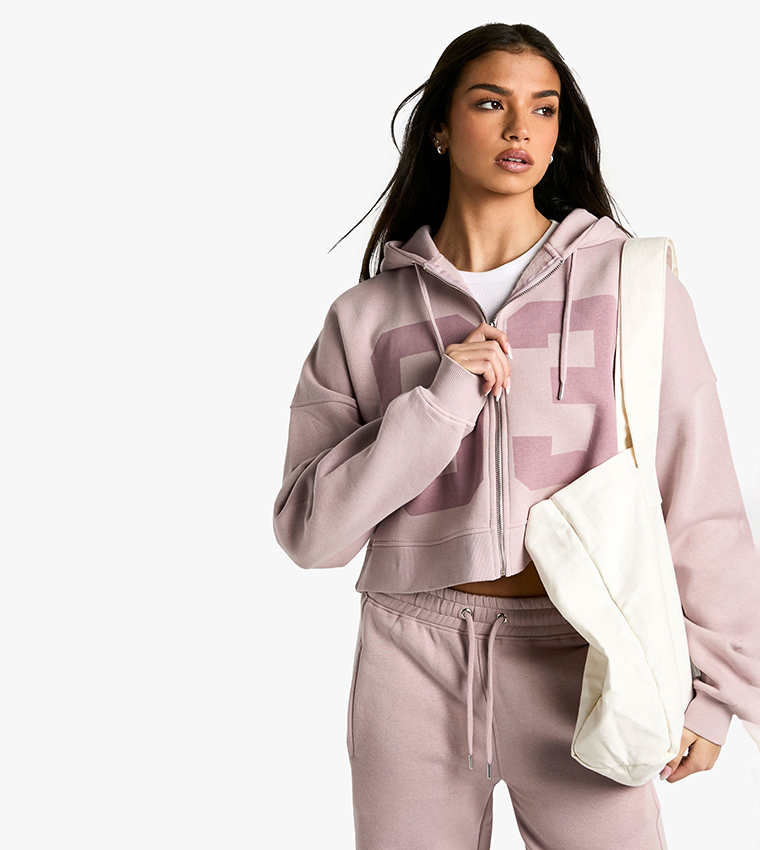 Zip-Through Hoodie Tracksuit Set