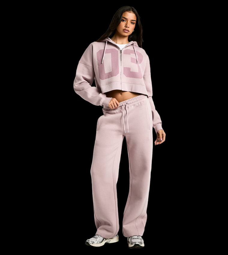 Zip-Through Hoodie Tracksuit Set