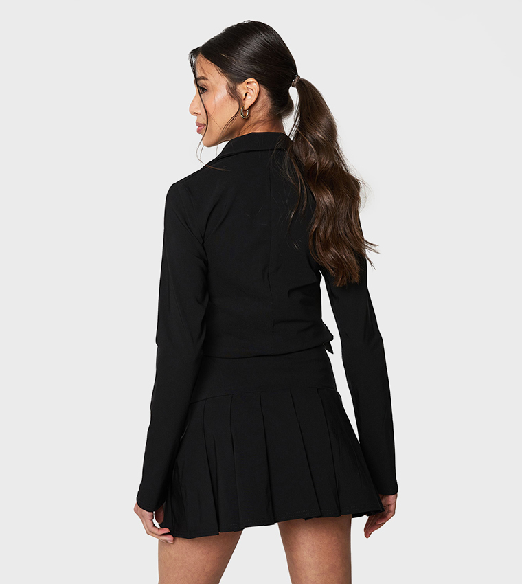 Bengaline Fitted Hook and Eye Blazer