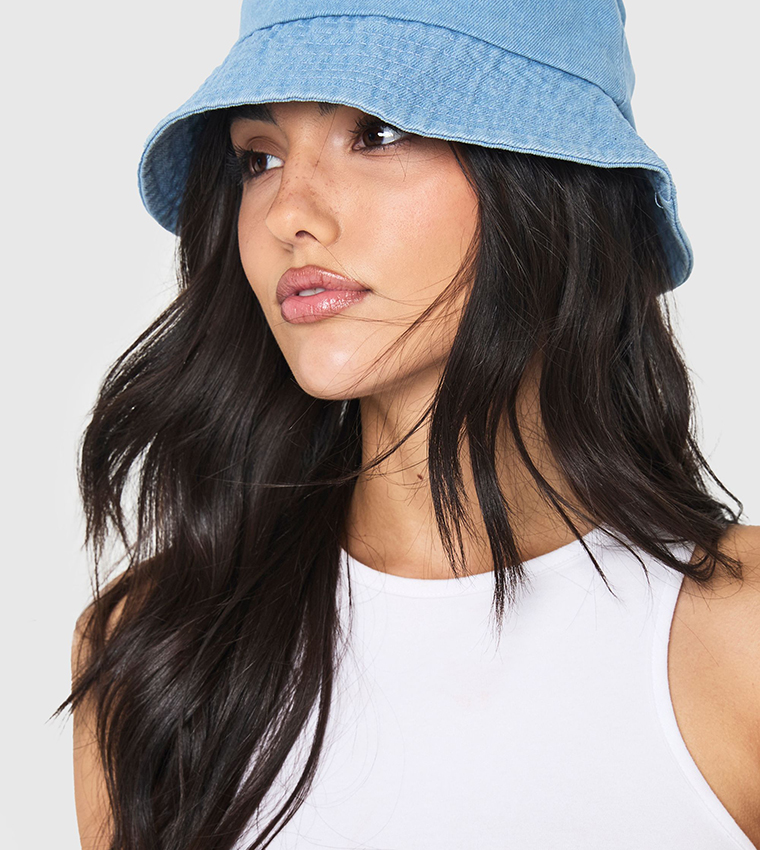Light Wash Denim Bucket Hat