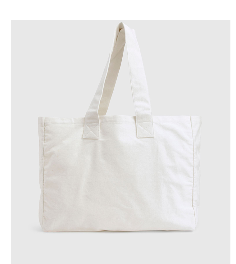 Textured Canvas Tote Bag