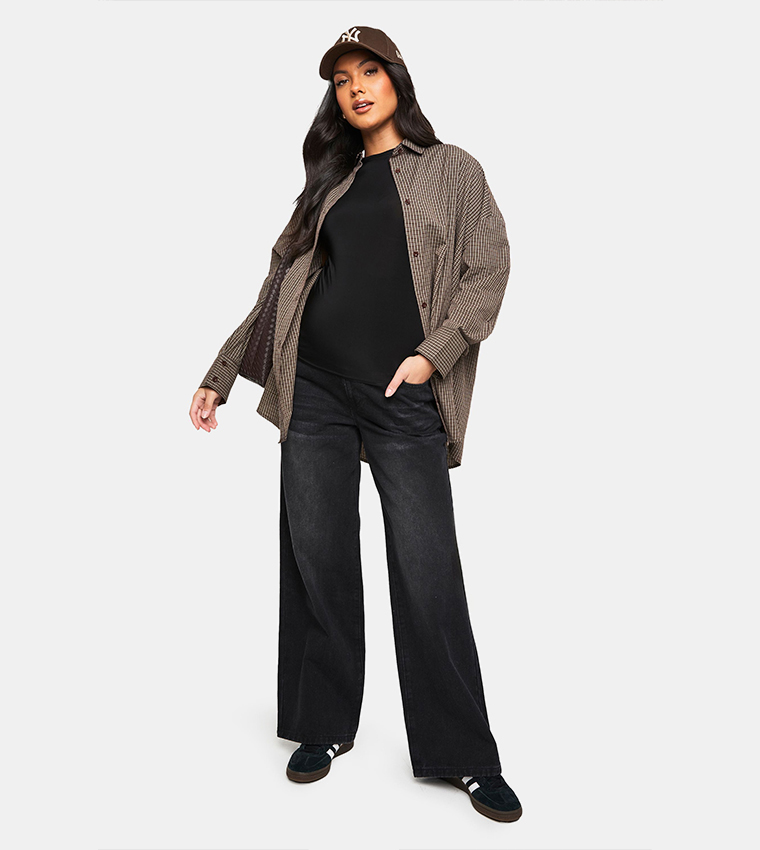 Maternity Soft Touch Crew Neck T-Shirt