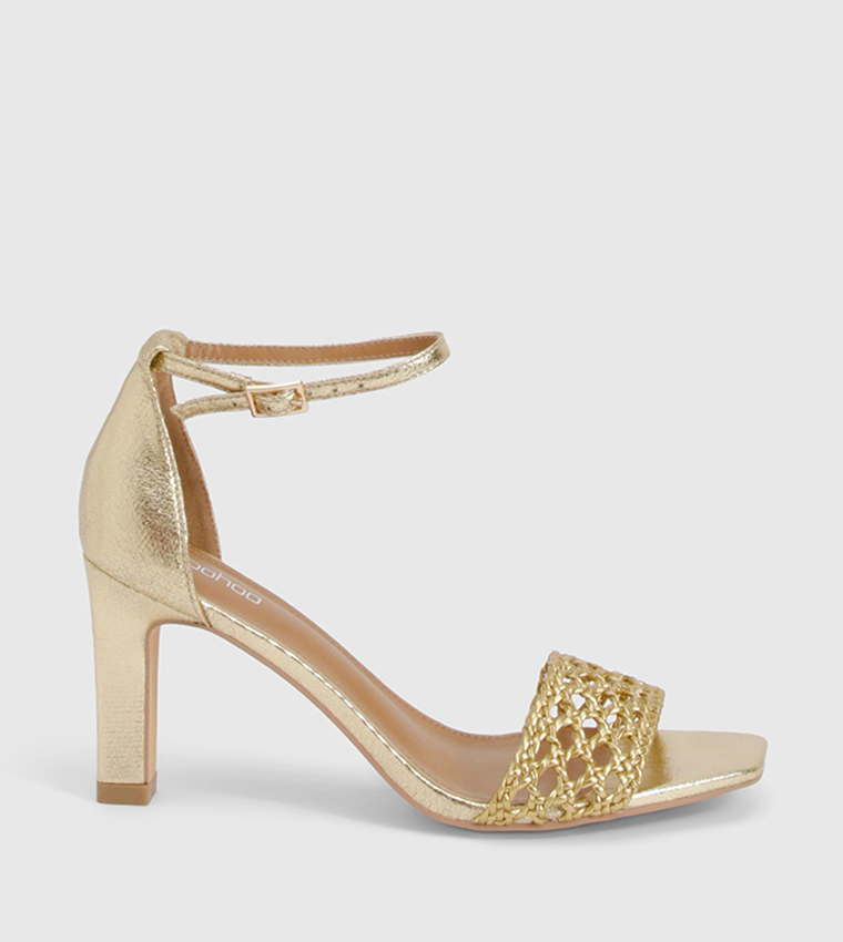 2 Part Braided Heel Sandals