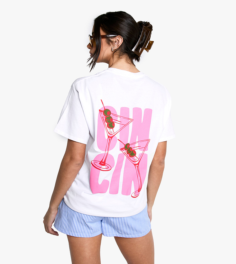 Back Printed Oversized T-Shirt