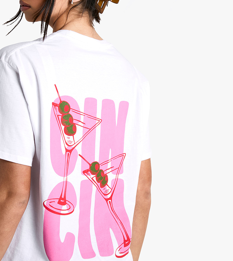 Back Printed Oversized T-Shirt