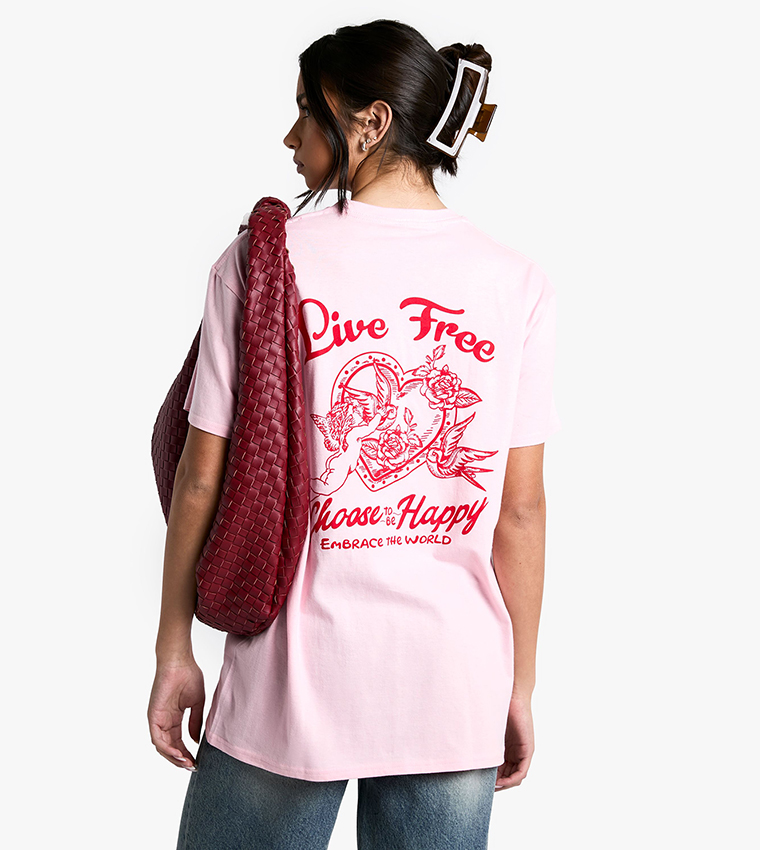 Back Printed Oversized T-Shirt