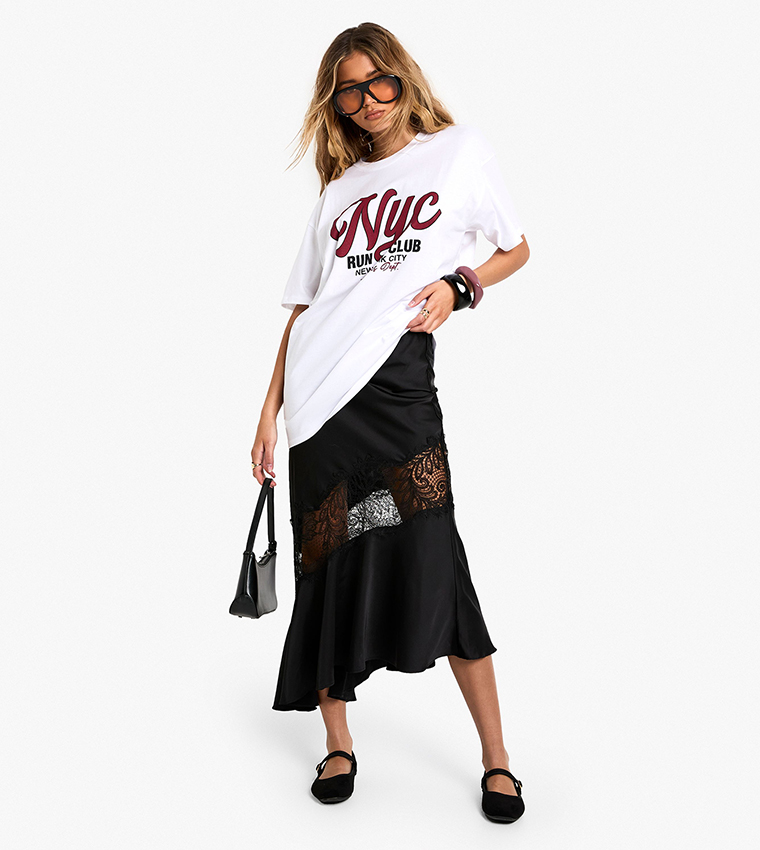 Nyc Run Club Oversized Short Sleeves T-Shirt